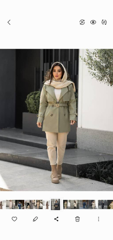 بارانی کوتاه زنانه
