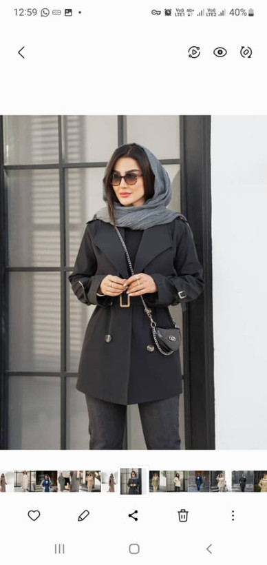 بارانی کوتاه زنانه