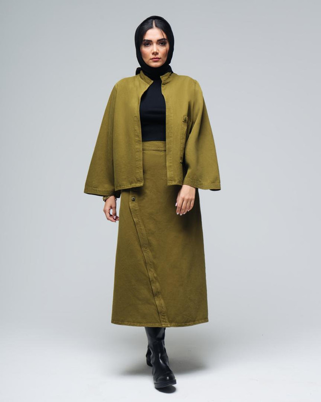 کت کتان کوتاه ترک پاییزی